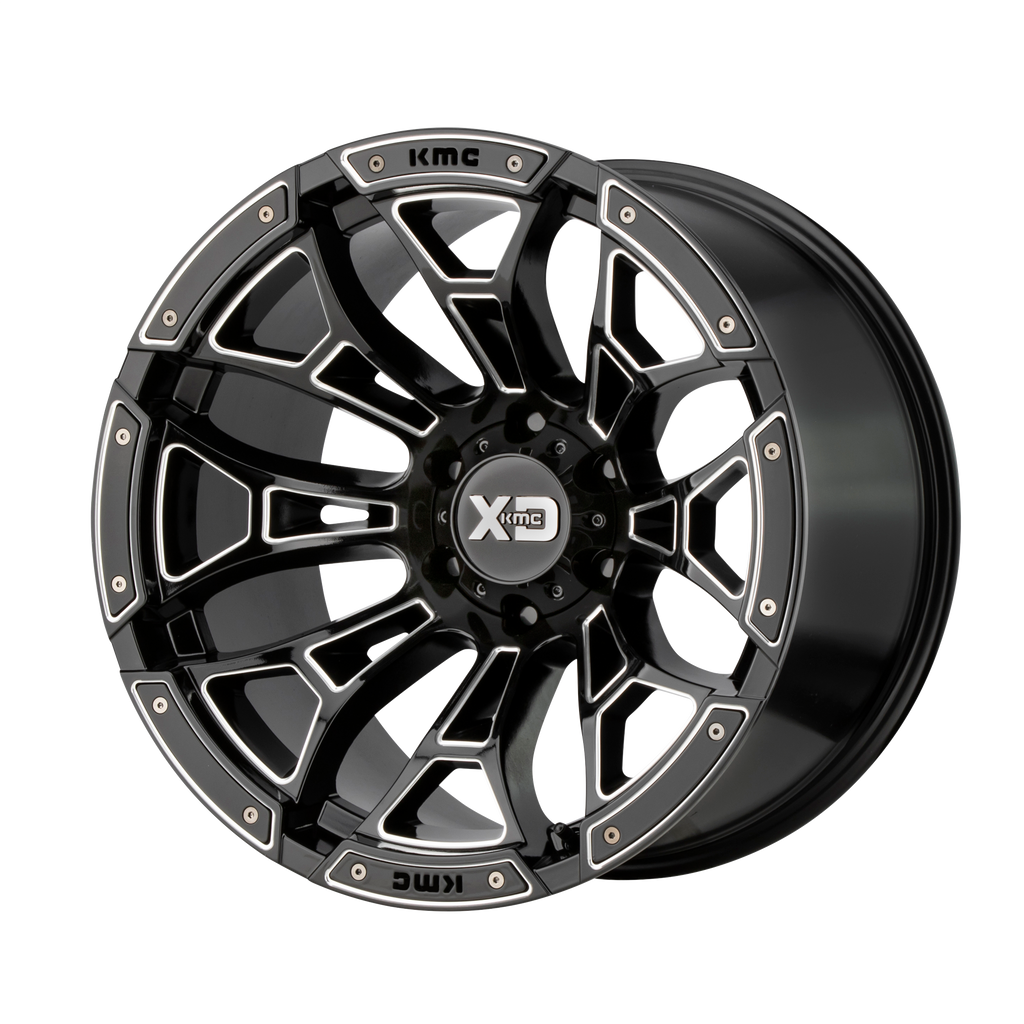 XD XD841 BONEYARD 20x12 -44 6x139.7/6x5.5 Gloss Black Milled
