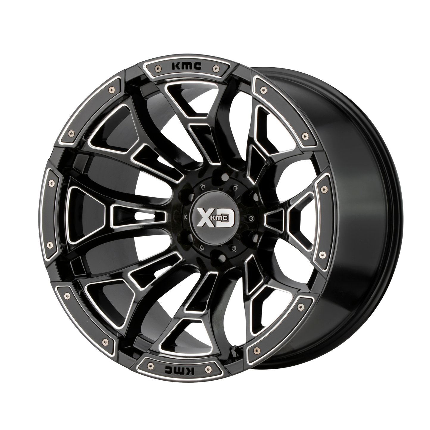 XD XD841 BONEYARD 20x10 -18 5x139.7/5x5.5 Gloss Black Milled