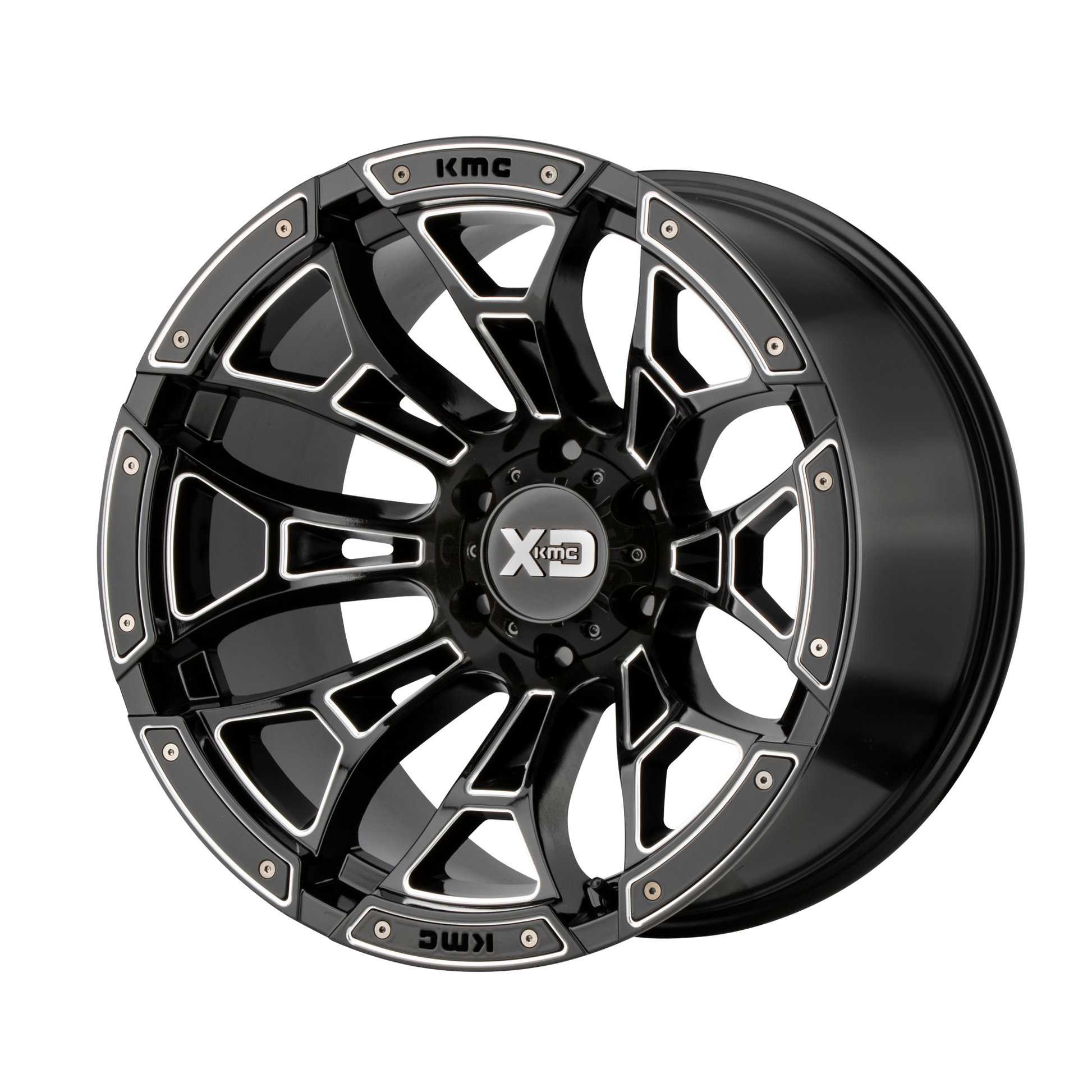 XD XD841 BONEYARD 20x10 -18 8x180/8x7.1 Gloss Black Milled