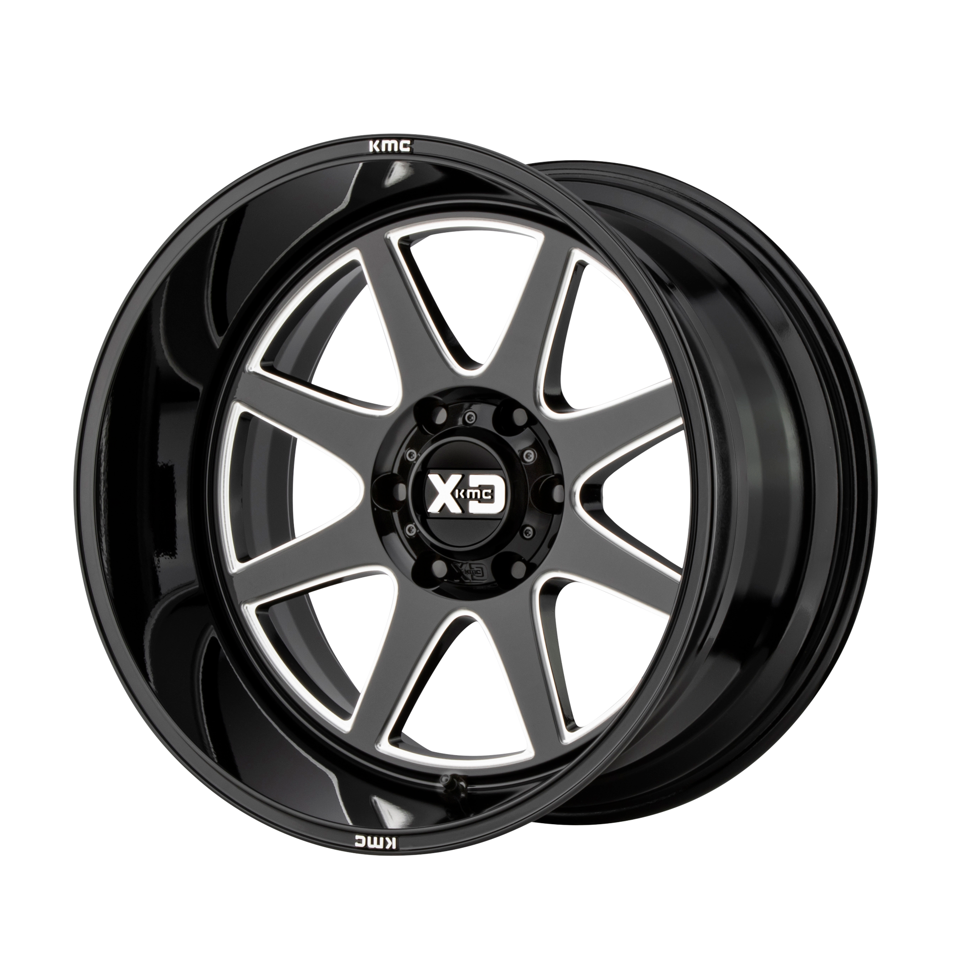 XD XD844 PIKE 20x9 0 8x165.1/8x6.5 Gloss Black Milled