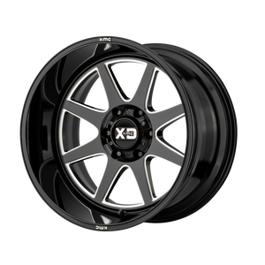 XD XD844 PIKE 20x10 -18 8x180/8x7.1 Gloss Black Milled