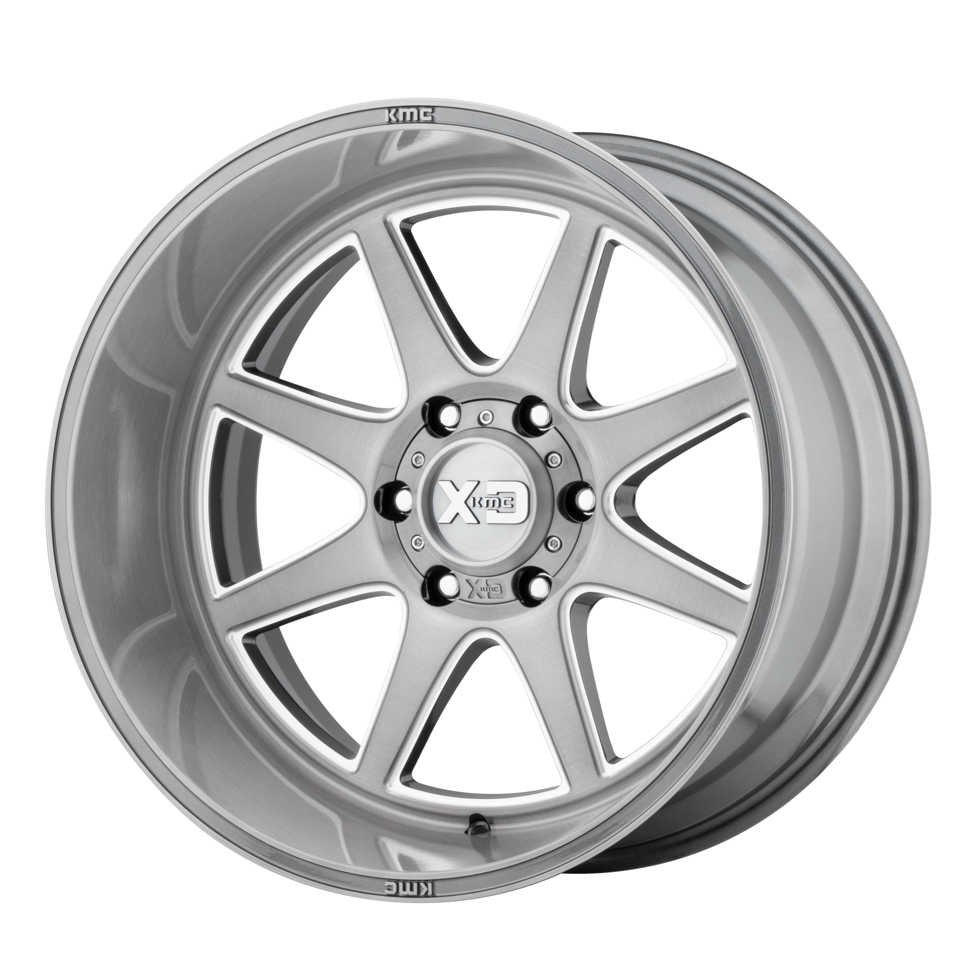 XD XD844 PIKE 22x10 -18 8x180/8x7.1 Titanium Brushed Milled