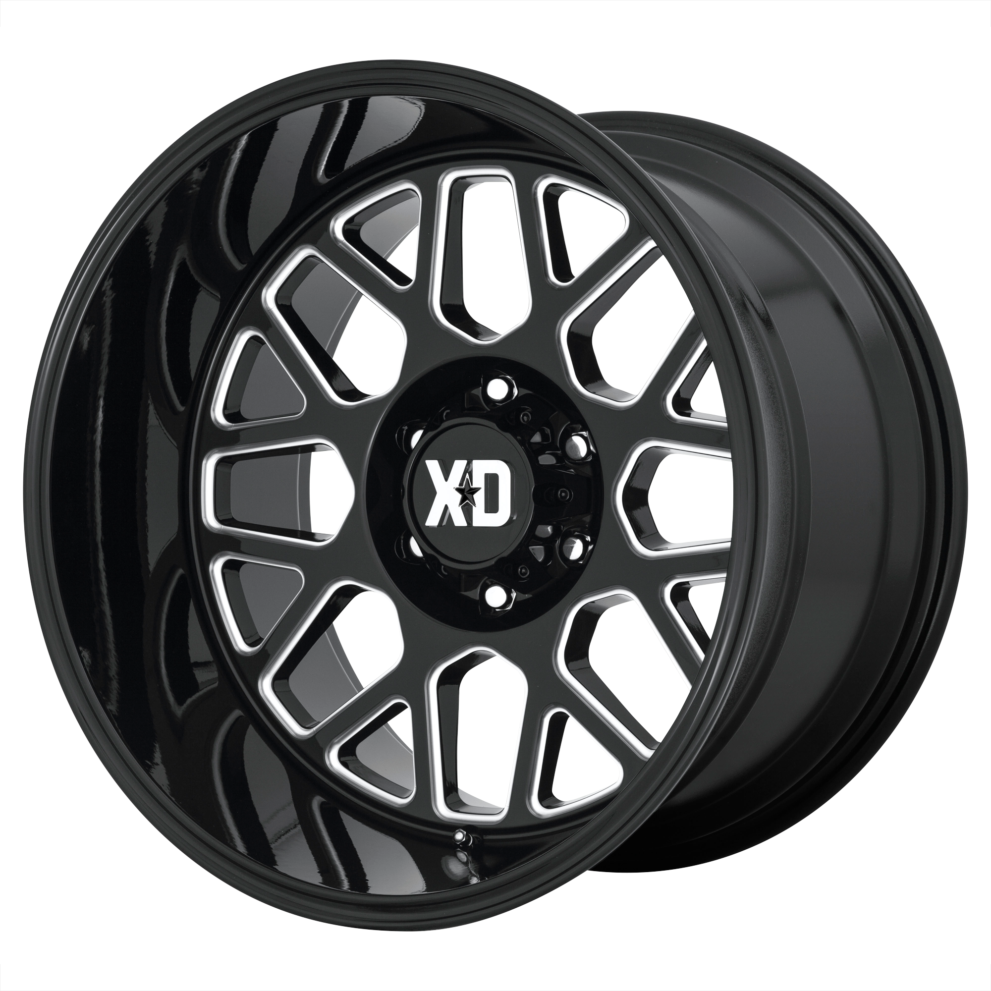 XD XD849 GRENADE 2 20X9 18 8X170/8X6.7 Gloss Black Milled
