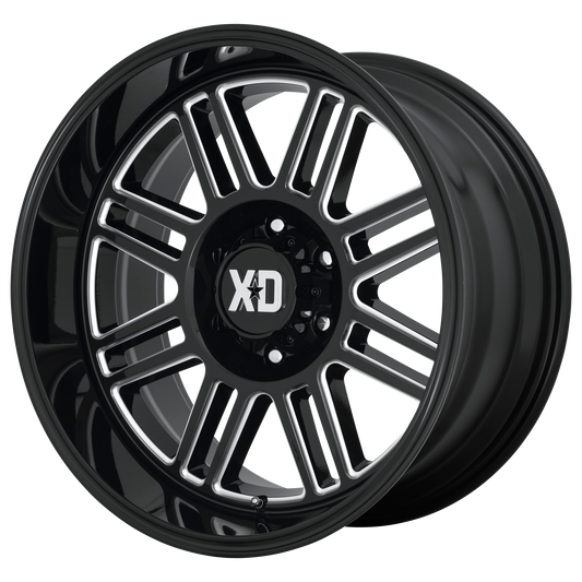 XD XD850 CAGE 20x9 0 8x165.1/8x6.5 Gloss Black Milled
