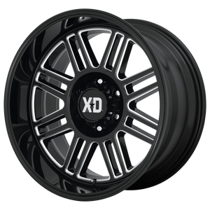 XD XD850 CAGE 22x10 -18 8x165.1/8x6.5 Gloss Black Milled