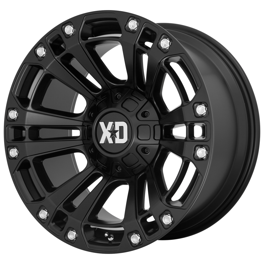 XD XD851 MONSTER 3 20x10 -18 5x127/5x139.7/5x5.0/5.5 Satin Black
