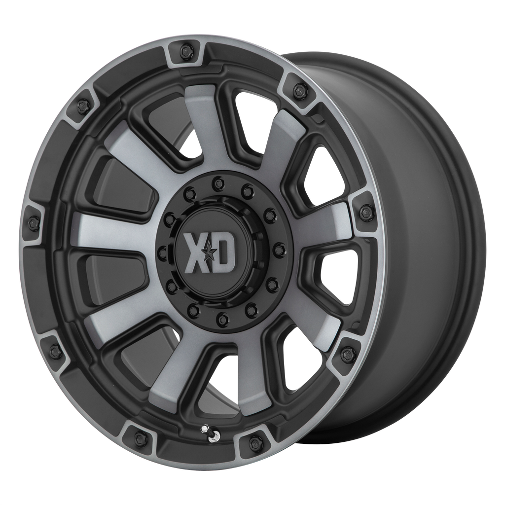 XD XD852 GAUNTLET 20x10 -18 8x180/8x7.1 Satin Black With Gray Tint