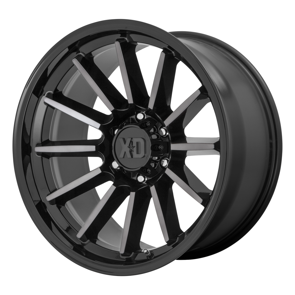 XD XD855 LUxE 20x10 -18 5x139.7/5x5.5 Gloss Black Machined With Gray Tint