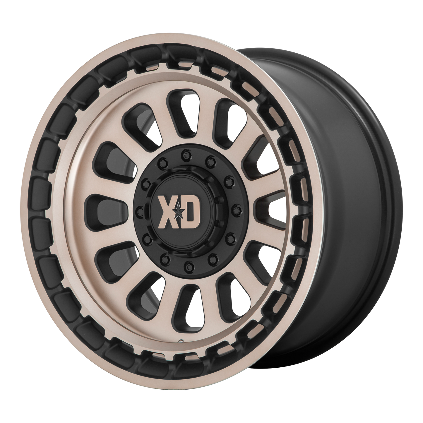 XD XD856 OMEGA 17x9 0 5x127/5x139.7/5x5.0/5.5 Satin Black With Bronze Tint