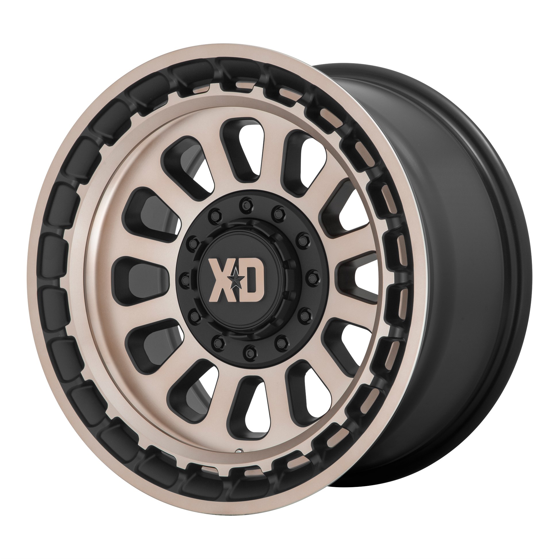 XD XD856 OMEGA 17x9 0 5x127/5x139.7/5x5.0/5.5 Satin Black With Bronze Tint