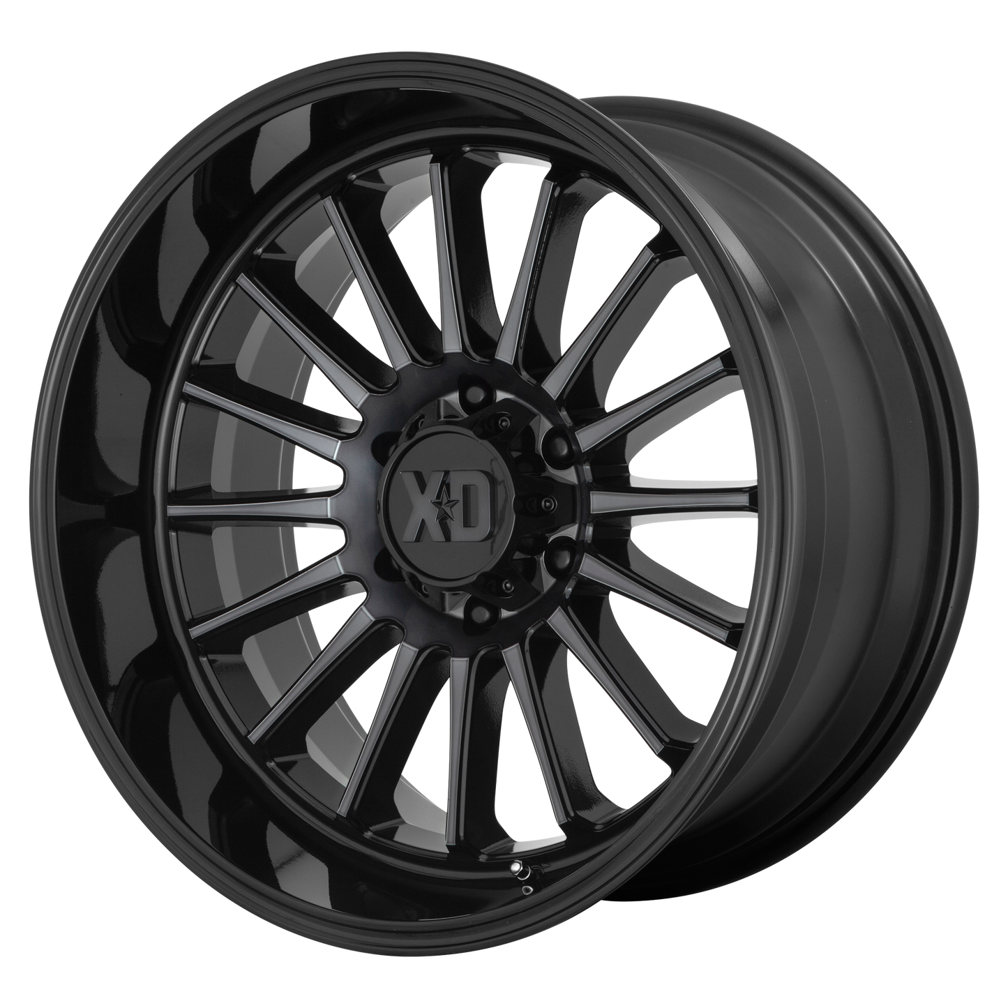 XD XD857 WHIPLASH 20x10 -18 5x127/5x5.0 Gloss Black With Gray Tint