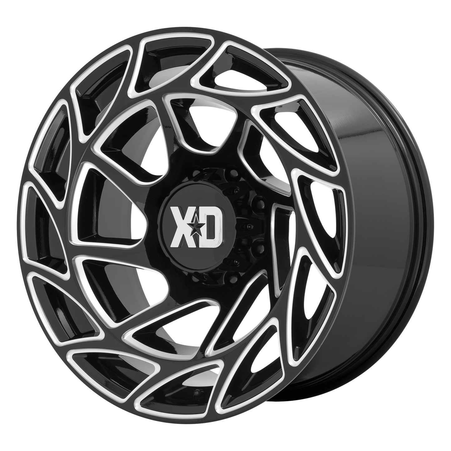 XD XD860 ONSLAUGHT 20X12 -44 8X170/8X6.7 GLOSS BLACK MILLED