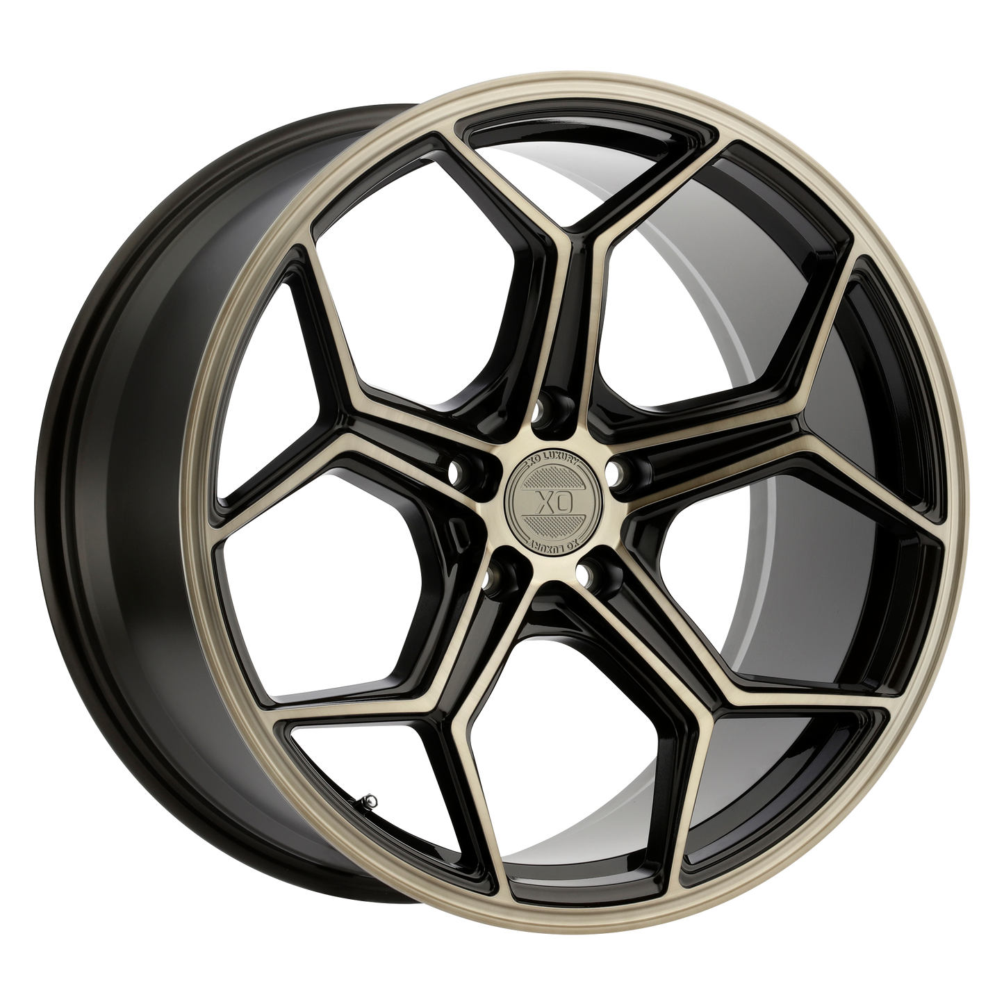 XO HELSINKI 20X9 20 5X112/5X112 DARK BRONZE W/ BRUSHED BRONZE FACE