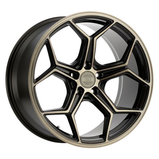 XO HELSINKI 22X9 25 5X114.3/5X4.5 DARK BRONZE W/ BRUSHED BRONZE FACE