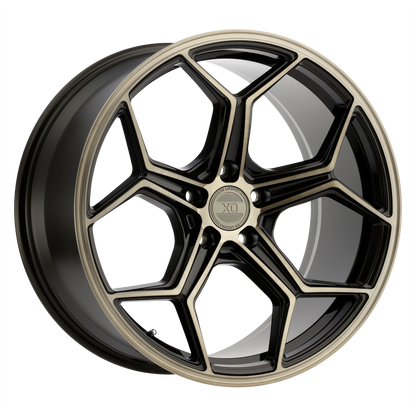 XO HELSINKI 20X9 35 5X120/5X4.72 DARK BRONZE W/ BRUSHED BRONZE FACE