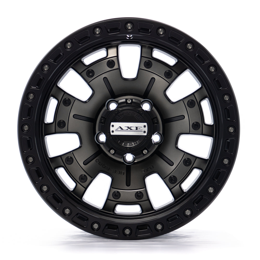 AXE HELIOS 17X9 15 5X127 BLACK TINTED