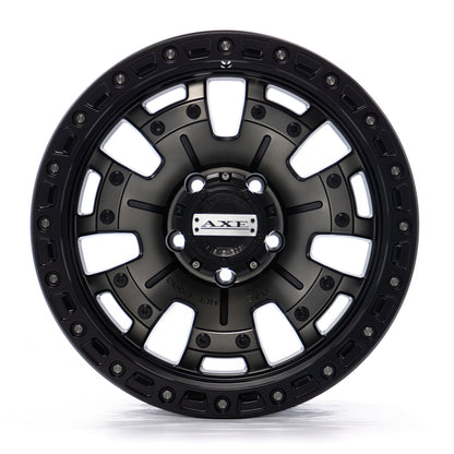 AXE HELIOS 17X9 15 5X127 BLACK TINTED