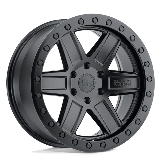 Black Rhino ATTICA 18X9.5 -18 5X127/5X5.0 MATTE BLACK W/ BLACK RING