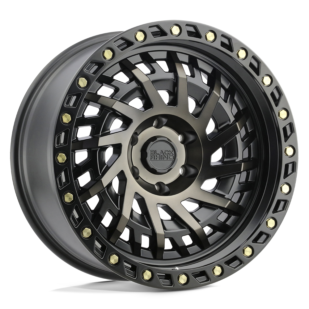 Black Rhino SHREDDER 18X9.5 -18 5X127/5X5.0 MATTE BLACK W/ MACHINED DARK TINT