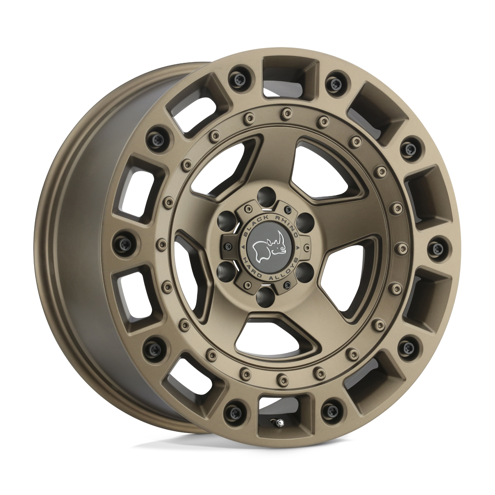 Black Rhino CINCO 18X9.5 -18 6X139.7/6X5.5 BRONZE W/ BLACK BOLTS