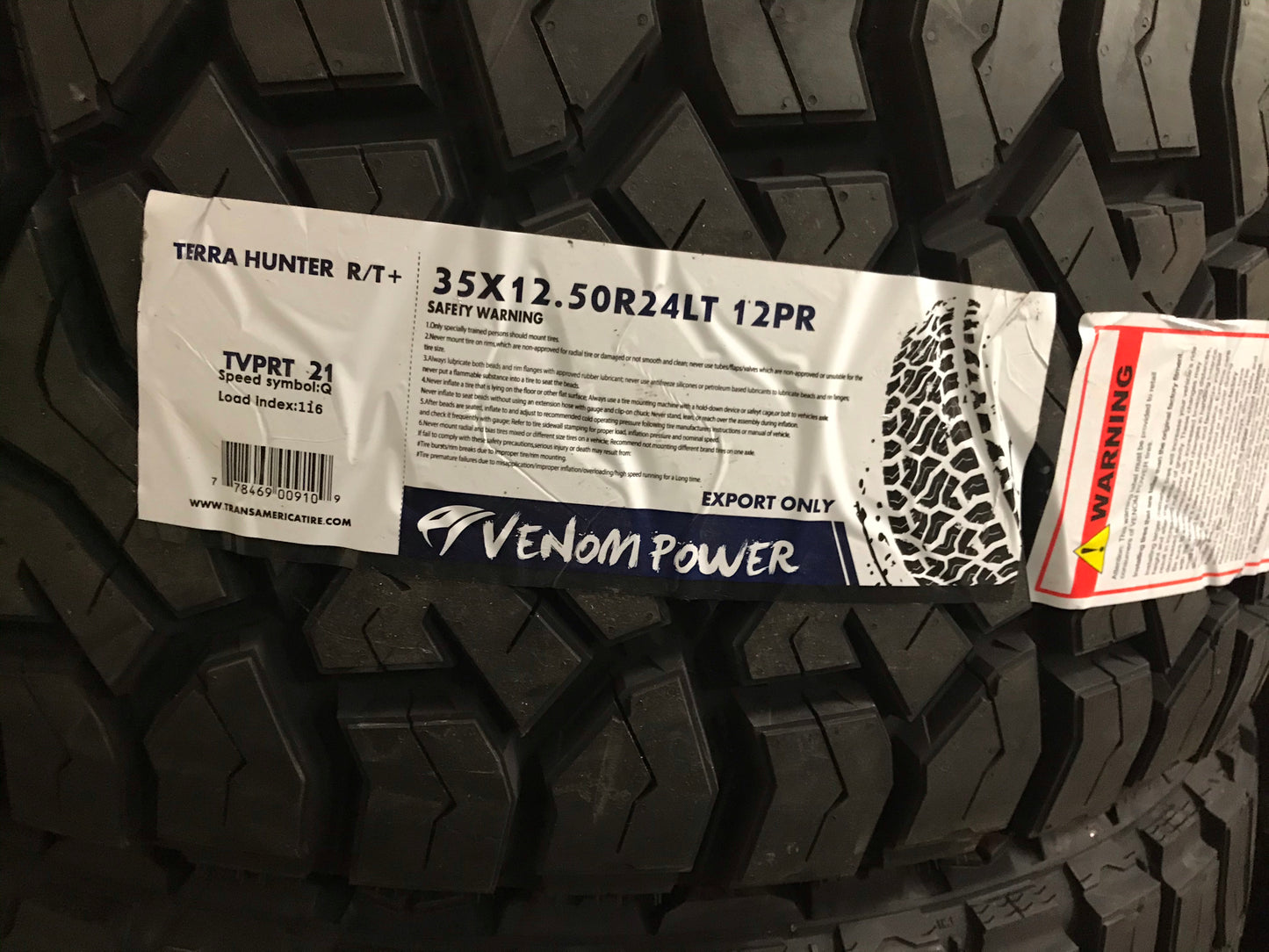 35x12.50R24 LT Venom Power Terra Hunter R/T+