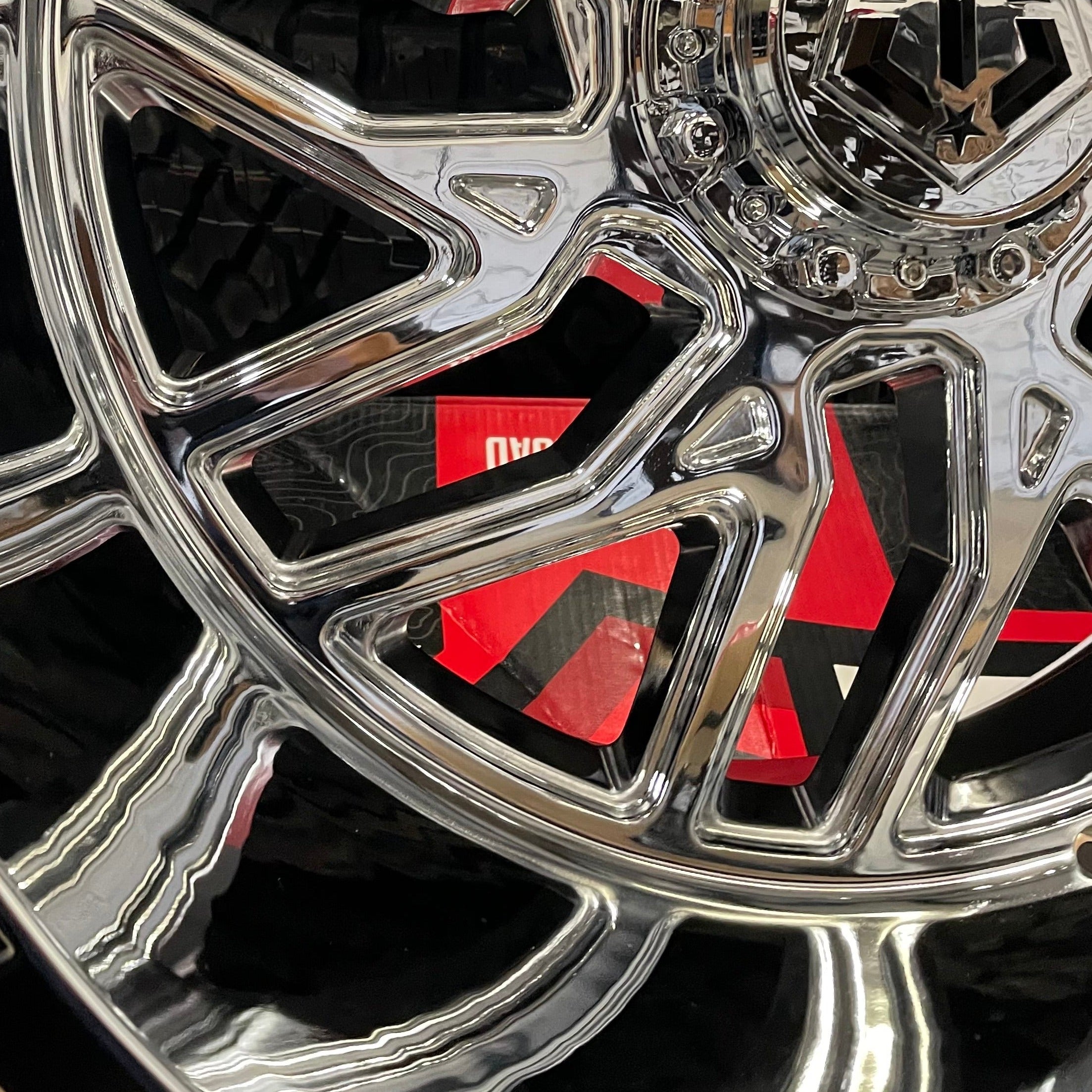 TIS 544C 24x14 -76 6x135/6x139.7 CHROME | Wheels Below Retail