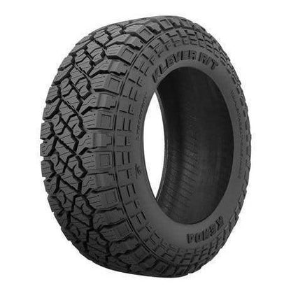 Xtreme Force XF-8 22x12 -44 6x135 Chrome & 33x12.50R22 Kenda Klever RT KR601 | FORD LEVELED