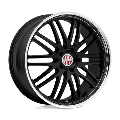 Victor Equipment LEMANS 22X10 50 5X130/5X130 GLOSS BLACK W/ MIRROR CUT LIP