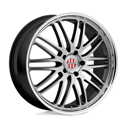 Victor Equipment LEMANS 18X11 52 5X130/5X130 HYPER SILVER W/ MIRROR CUT LIP