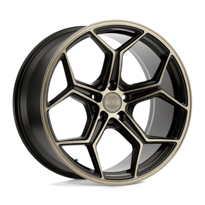 XO HELSINKI 19X8.5 35 5X114.3/5X4.5 DARK BRONZE W/ BRUSHED BRONZE FACE