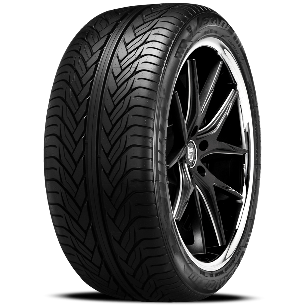 Xtreme Force Raptor 22x12 -51 6x139.7 Chrome and 305/40R22 Lexani LX-Thirty Tire (FOR LIFTED 3.5-4.5 INCH)