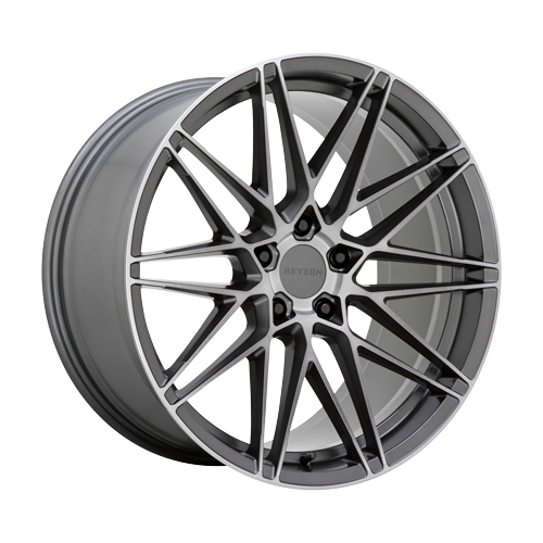 Beyern DAMON 18X8.5 20 5X112/5X112 MATTE GUNMETAL WITH BRUSHED FACE