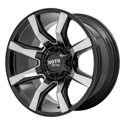Moto Metal MO804 SPIDER 20X9 0 8X170/8X6.7 Gloss Black Machined
