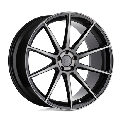 Mandrus KLASS 18X9.5 39 5X112/5X112 GLOSS GUNMETAL W/ MACHINED TINTED FACE