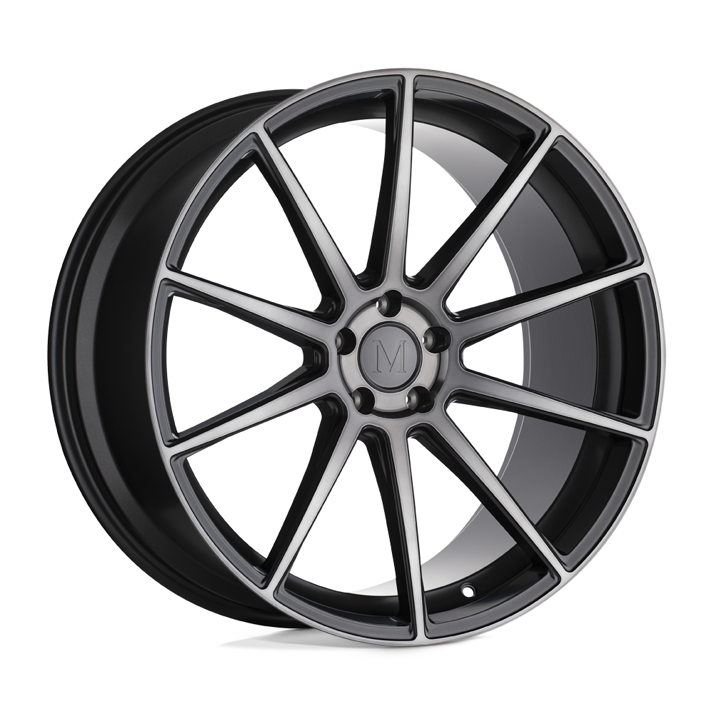 Mandrus KLASS 18X8.5 32 5X112/5X112 GLOSS GUNMETAL W/ MACHINED TINTED FACE