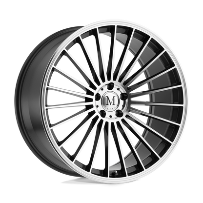 Mandrus 23 18X8.5 25 5X112/5X112 GUNMETAL W/ MIRROR CUT FACE