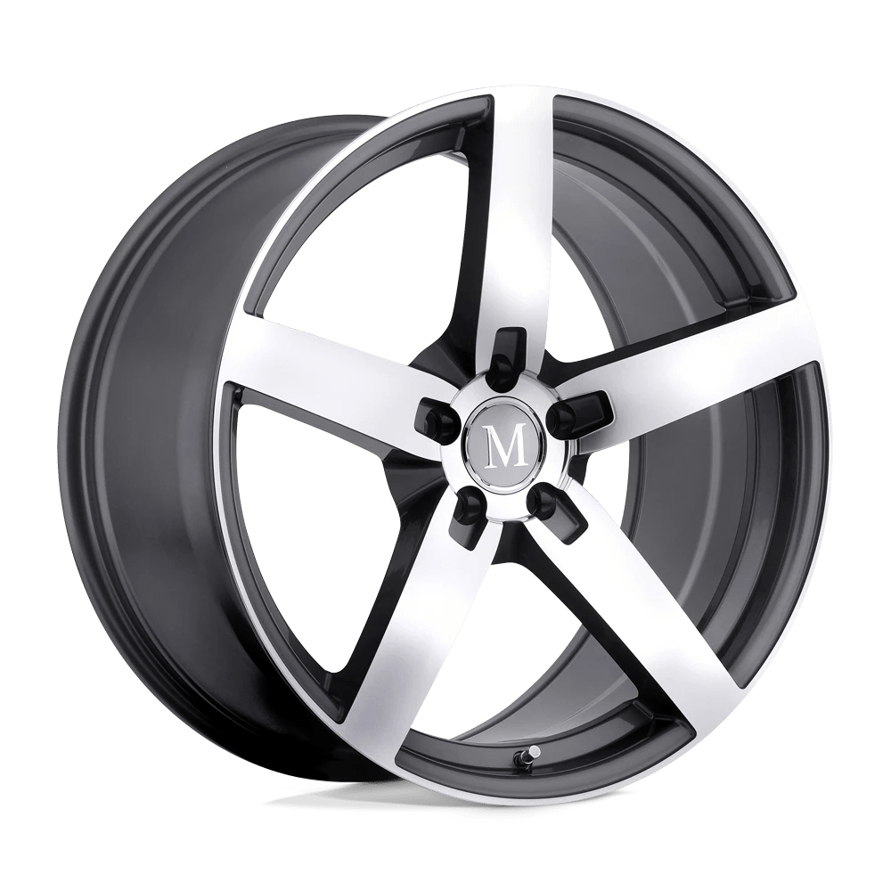 Mandrus ARROW 20X8.5 25 5X112/5X112 GUNMETAL W/ MIRROR CUT FACE