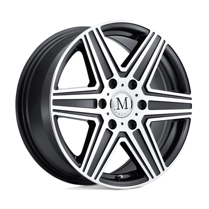 Mandrus ATLAS 17X7.5 56 6X130/6X130 GUNMETAL W/ MIRROR CUT FACE & LIP