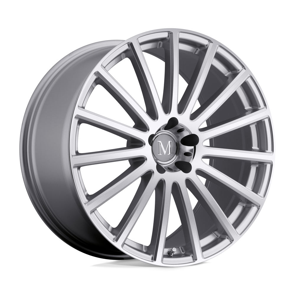 MANDRUS ROTEC 18X9.5 25 5X112 SILVER W/ MIRROR CUT FACE