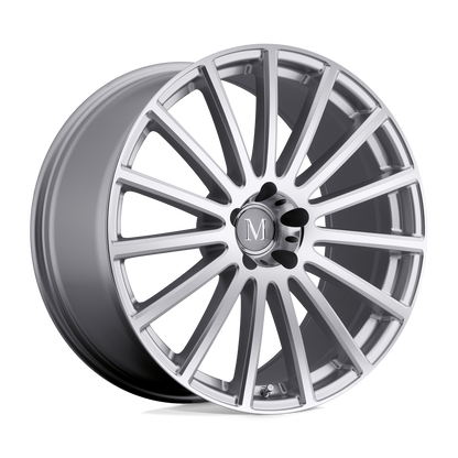 Mandrus ROTEC 17X9 32 5X112/5X112 SILVER W/ MIRROR CUT FACE