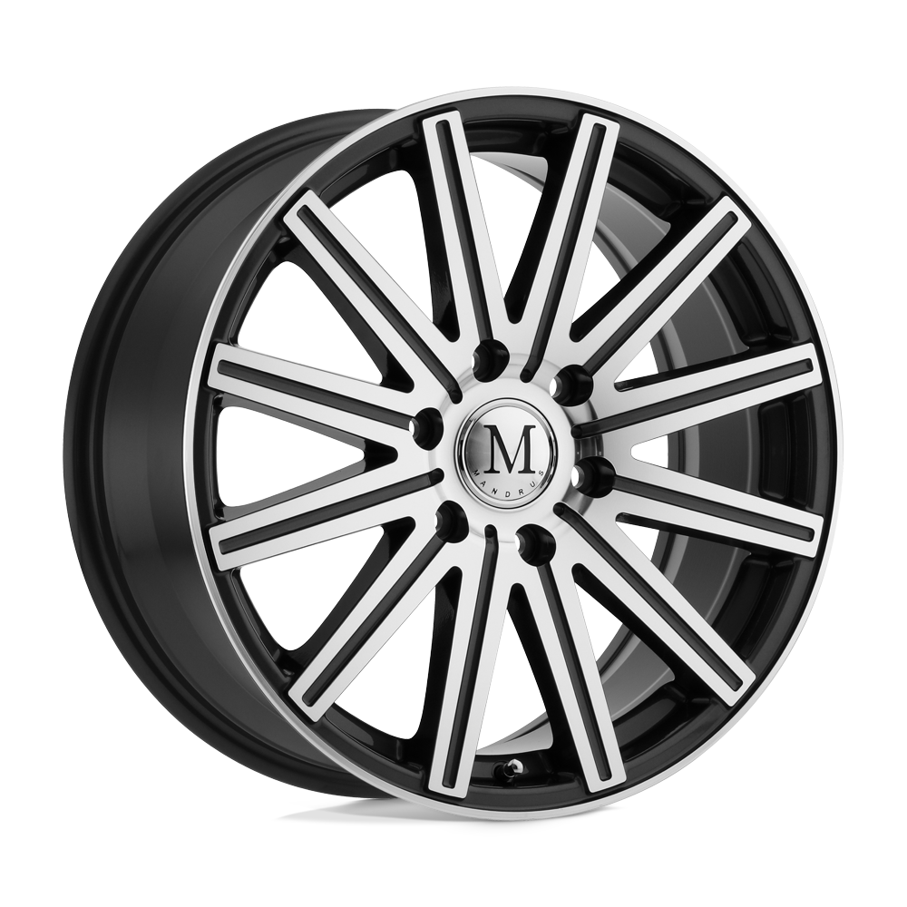 Mandrus STARK 18X8 52 6X130/6X130 GUNMETAL W/ MIRROR CUT FACE & LIP