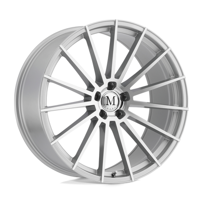 Mandrus STIRLING 17X8 42 5X112/5X112 SILVER W/ MIRROR CUT FACE