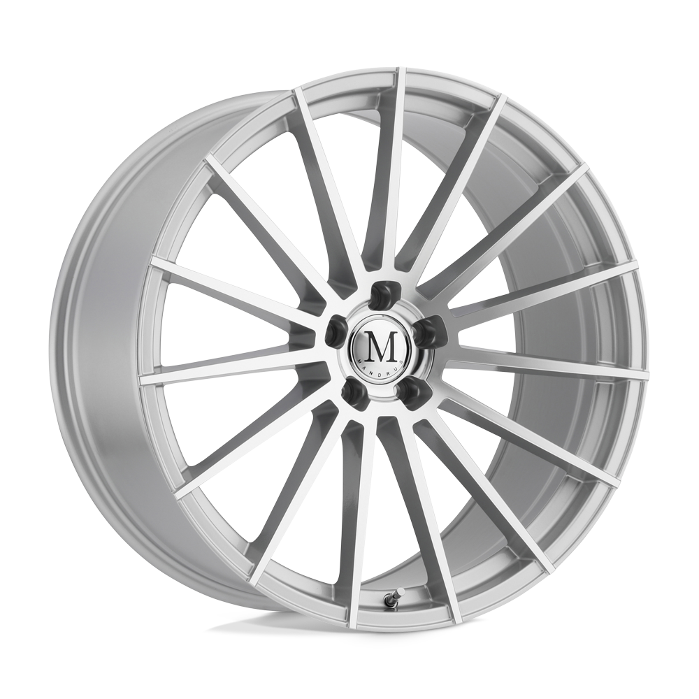 Mandrus STIRLING 17X8 32 5X112/5X112 SILVER W/ MIRROR CUT FACE