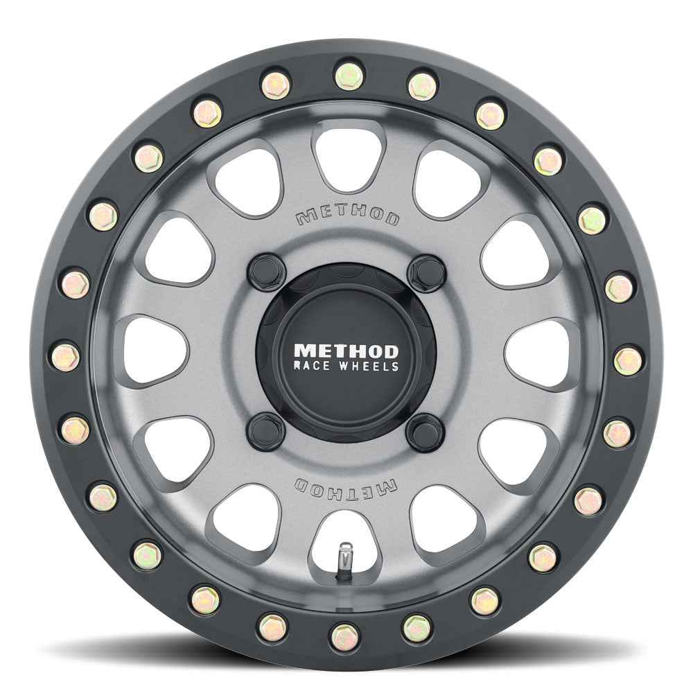 401 UTV Beadlock | Titanium - Matte Black Lip