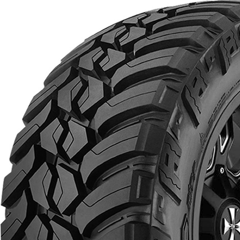 Xtreme Forged 003 22x12 6x139.7 (6x5.5) Polished With AMP Mud Terrain Attack MT A 33x14.50R22 Packages