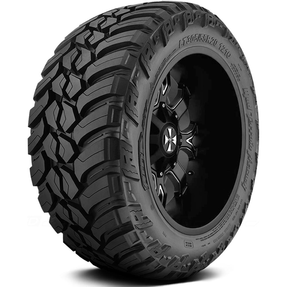 Xtreme Forged 003 22x12 6x139.7 (6x5.5) Polished With AMP Mud Terrain Attack MT A 33x14.50R22 Packages