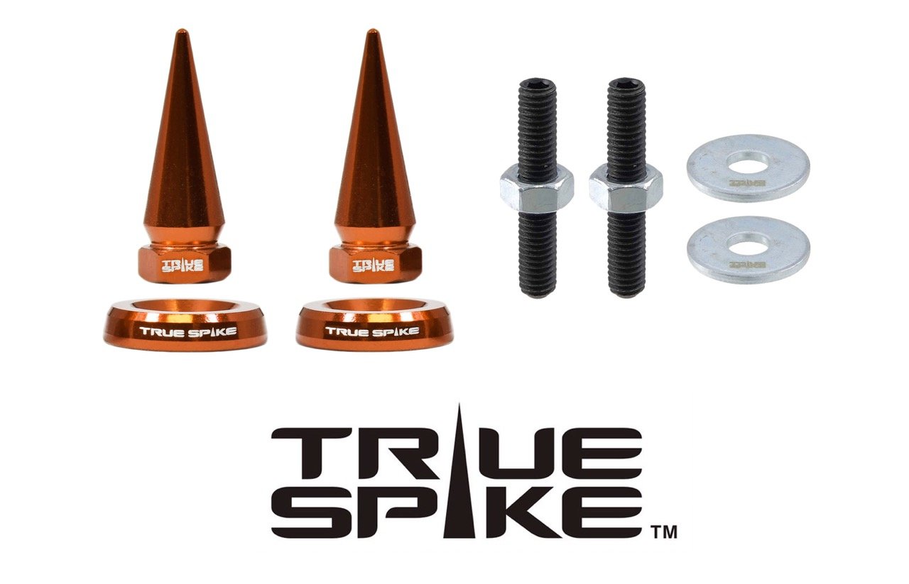 TRUE SPIKE License Plate Washer & Bullet Hardware Kit (4pc Set) LPH005/LPH006