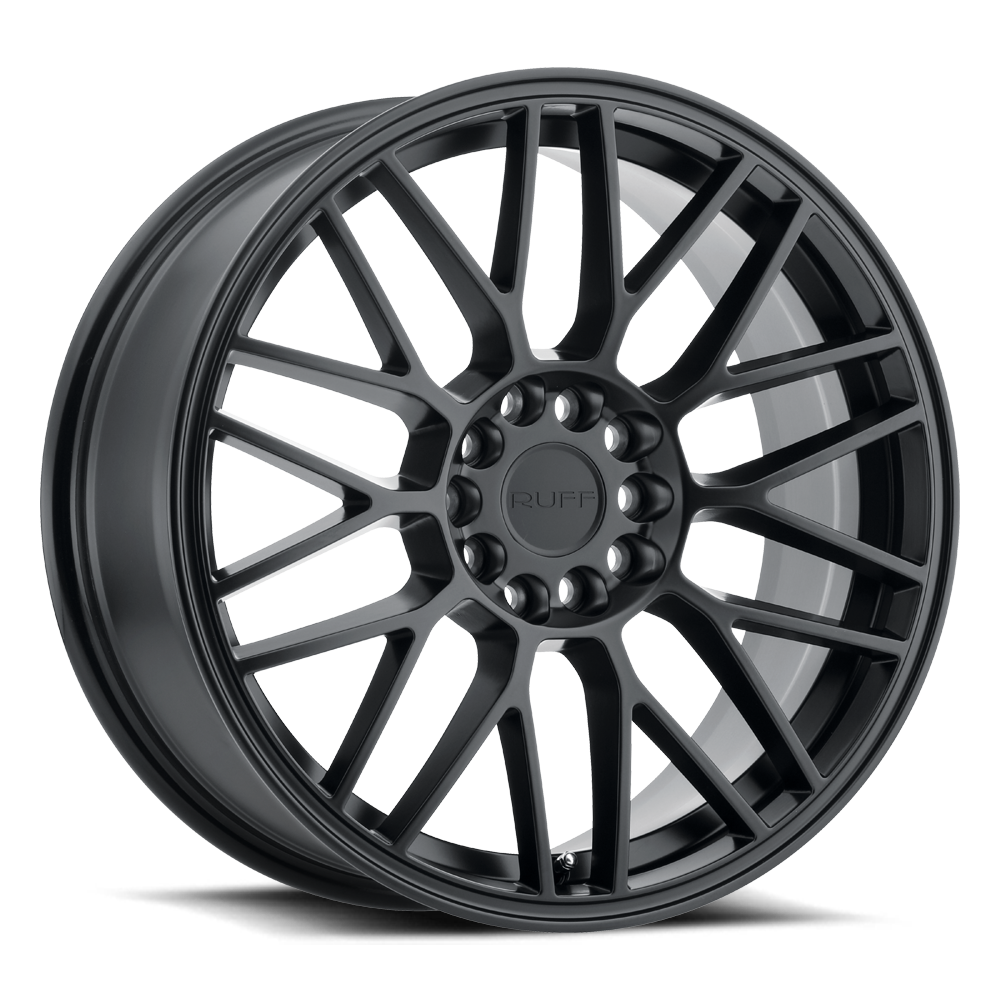 RUFF OVERDRIVE 17X7.5 38 4X100/4X114.3 MATTE BLACK