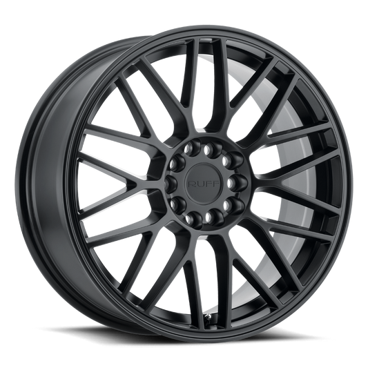 RUFF OVERDRIVE 17X7.5 38 4X100/4X114.3 MATTE BLACK