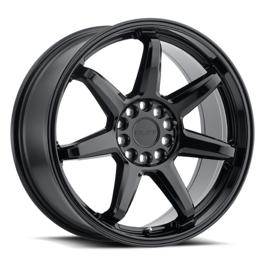 RUFF SHIFT 17X7.5 38 5X100/5X114.3 GLOSS BLACK